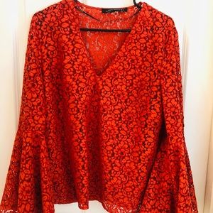 Gently worn Zara lace top